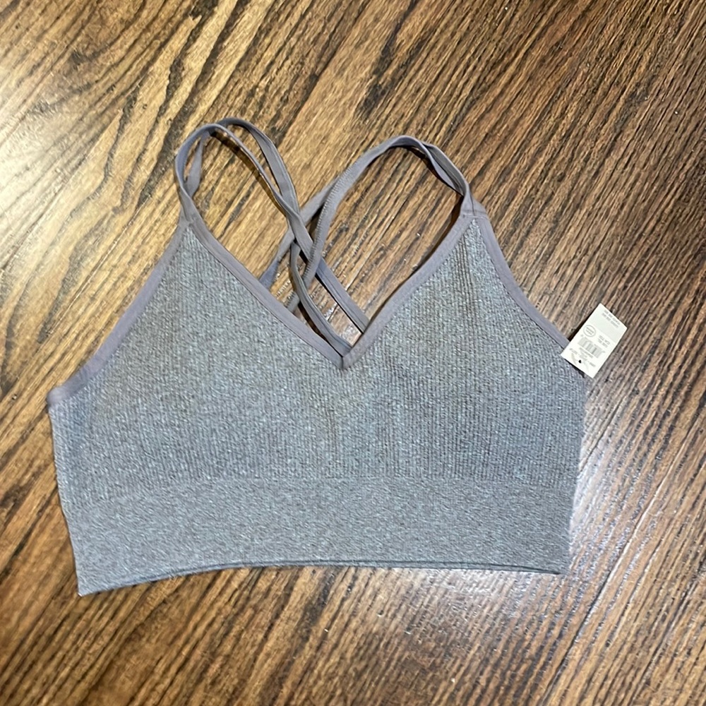 Aerie dark grey bralette